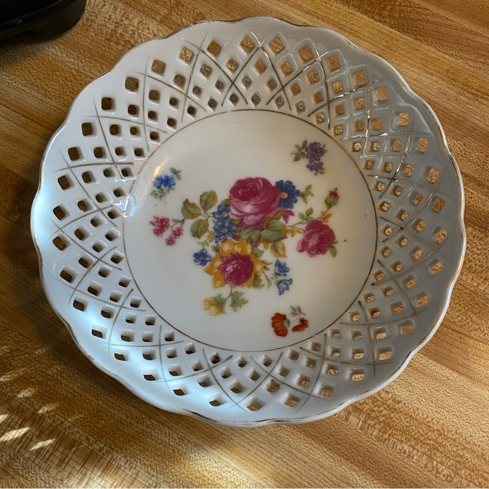 Hand Painted Bowl/Trinket Dish